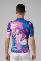 ALÉ Kolesarski dres s kratkimi rokavi - SMOOTHIE - modra/vijolična