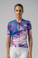 ALÉ Kolesarski dres s kratkimi rokavi - SMOOTHIE - vijolična/modra
