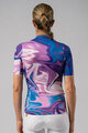 ALÉ Kolesarski dres s kratkimi rokavi - SMOOTHIE - vijolična/modra