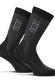 NEON Kolesarske klasične nogavice - NEON 3D - črna/siva
