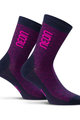 NEON Kolesarske klasične nogavice - NEON 3D - rožnata/modra