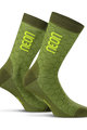 NEON Kolesarske klasične nogavice - NEON 3D - rumena/zelena