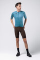 GOBIK Kolesarski dres s kratkimi rokavi - STARK - svetlo modra