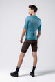 GOBIK Kolesarski dres s kratkimi rokavi - STARK - svetlo modra