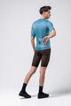 GOBIK Kolesarski dres s kratkimi rokavi - STARK - svetlo modra