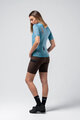 GOBIK Kolesarski dres s kratkimi rokavi - STARK - svetlo modra