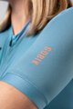GOBIK Kolesarski dres s kratkimi rokavi - STARK - svetlo modra