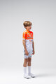 GOBIK Kolesarski dres s kratkimi rokavi - ROCKET INEOS GRENADIERS 26 - bela/oranžna