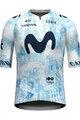 GOBIK Kolesarski dres s kratkimi rokavi - INFINITY MOVISTAR TEAM 24 - svetlo modra/bela