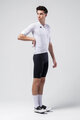 GOBIK Kolesarski dres s kratkimi rokavi - CARRERA 2.0 - bela