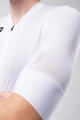 GOBIK Kolesarski dres s kratkimi rokavi - CARRERA 2.0 - bela