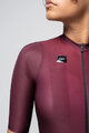 GOBIK Kolesarski dres s kratkimi rokavi - ATTITUDE 2.0 - bordo