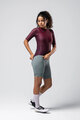 GOBIK Kolesarski dres s kratkimi rokavi - ATTITUDE 2.0 - bordo
