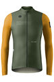 GOBIK Kolesarski dres z dolgimi rokavi zimski - SUPERHYDER - rumena/zelena