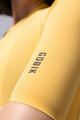 GOBIK Kolesarski dres s kratkimi rokavi - PHANTOM - rumena