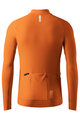 GOBIK Kolesarski dres z dolgimi rokavi zimski - PACER SOLID 2.0 - oranžna