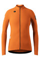 GOBIK Kolesarski dres z dolgimi rokavi zimski - PACER SOLID 2.0 - oranžna