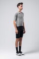 GOBIK Kolesarski dres s kratkimi rokavi - CX SOLID - siva