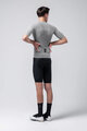 GOBIK Kolesarski dres s kratkimi rokavi - CX SOLID - siva
