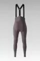 GOBIK Kolesarske dolge hlače z naramnicami - ABSOLUTE 6.0 WOMEN - siva