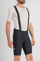 SPORTFUL Kolesarske kratke hlače z naramnicami - SRK - črna