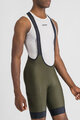 SPORTFUL Kolesarske kratke hlače z naramnicami - GIARA 2 - zelena