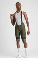SPORTFUL Kolesarske kratke hlače z naramnicami - GIARA 2 - zelena