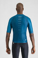 SPORTFUL Kolesarski dres s kratkimi rokavi - LIGHT - modra