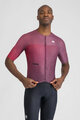 SPORTFUL Kolesarski dres s kratkimi rokavi - LIGHT - vijolična/bordo