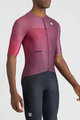 SPORTFUL Kolesarski dres s kratkimi rokavi - LIGHT - vijolična/bordo