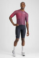 SPORTFUL Kolesarski dres s kratkimi rokavi - LIGHT - vijolična/bordo