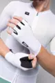 GOBIK Kolesarske rokavice s kratkimi prsti - MAMBA 2.0 - bela