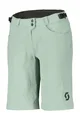 SCOTT Kolesarske kratke hlače brez naramnic - TRAIL FLOW - svetlo zelena