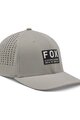 FOX Kolesarska kapa - NON STOP TECH FLEXFIT - siva
