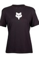 FOX Kolesarska  majica s kratkimi rokavi - W FOX HEAD - črna
