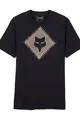 FOX Kolesarska  majica s kratkimi rokavi - LEO PREM - črna
