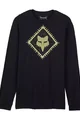FOX Kolesarska  majica z dolgimi rokavi - LEO PREM - črna