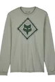FOX Kolesarska  majica z dolgimi rokavi - LEO PREM - siva