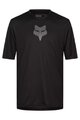 FOX Kolesarski dres s kratkimi rokavi - RANGER HEAD - črna