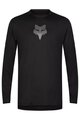 FOX Kolesarski dres z dolgimi rokavi poletni - RANGER LS HEAD - črna