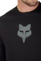 FOX Kolesarski dres z dolgimi rokavi poletni - RANGER LS HEAD - črna