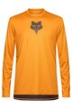 FOX Kolesarski dres z dolgimi rokavi poletni - RANGER LS HEAD - rjava