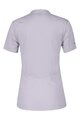 SCOTT Kolesarski dres s kratkimi rokavi - TRAIL FLOW ZIP W - vijolična