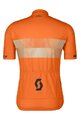SCOTT Kolesarski dres s kratkimi rokavi - RC TEAM 10 - oranžna
