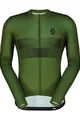 SCOTT Kolesarski dres z dolgimi rokavi poletni - RC TEAM 10 - zelena