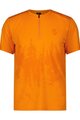 SCOTT Kolesarski dres s kratkimi rokavi - TRAIL FLOW ZIP W - oranžna