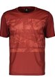 SCOTT Kolesarski dres s kratkimi rokavi - TRAIL FLOW - rdeča