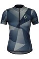 SCOTT Kolesarski dres s kratkimi rokavi - ENDURANCE 15 - modra/siva