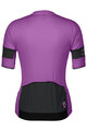 SCOTT Kolesarski dres s kratkimi rokavi - ENDURANCE PRO W - vijolična/črna
