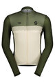 SCOTT Kolesarski dres z dolgimi rokavi poletni - RC TEAM - zelena/bela